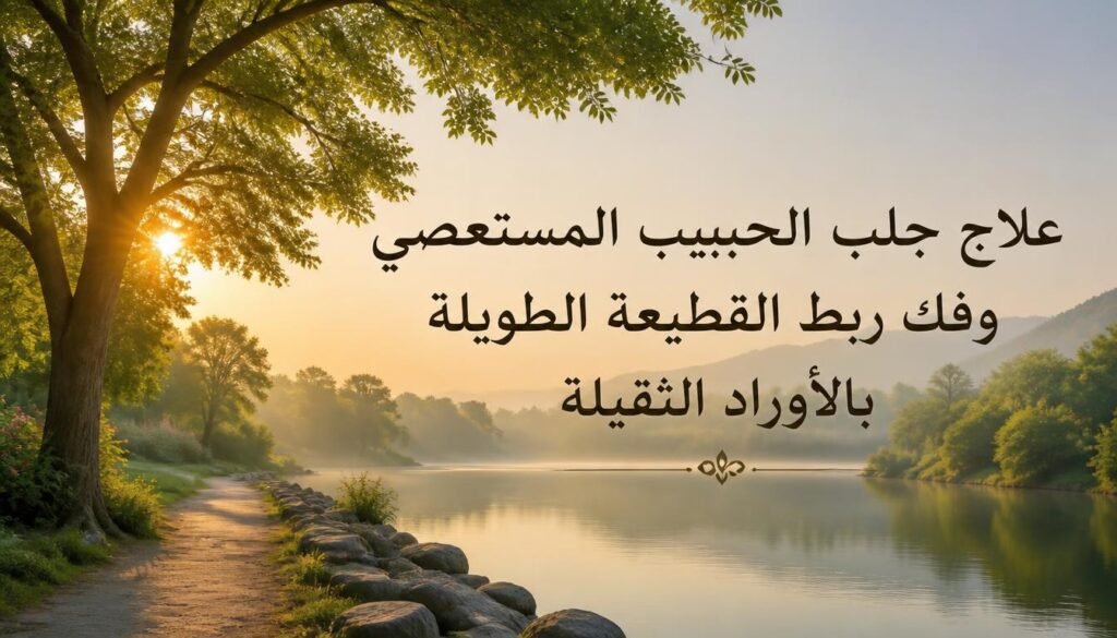 علاج جلب الحبيب المستعصي وفك ربط القطيعة الطويلة بالأوراد الثقيلة