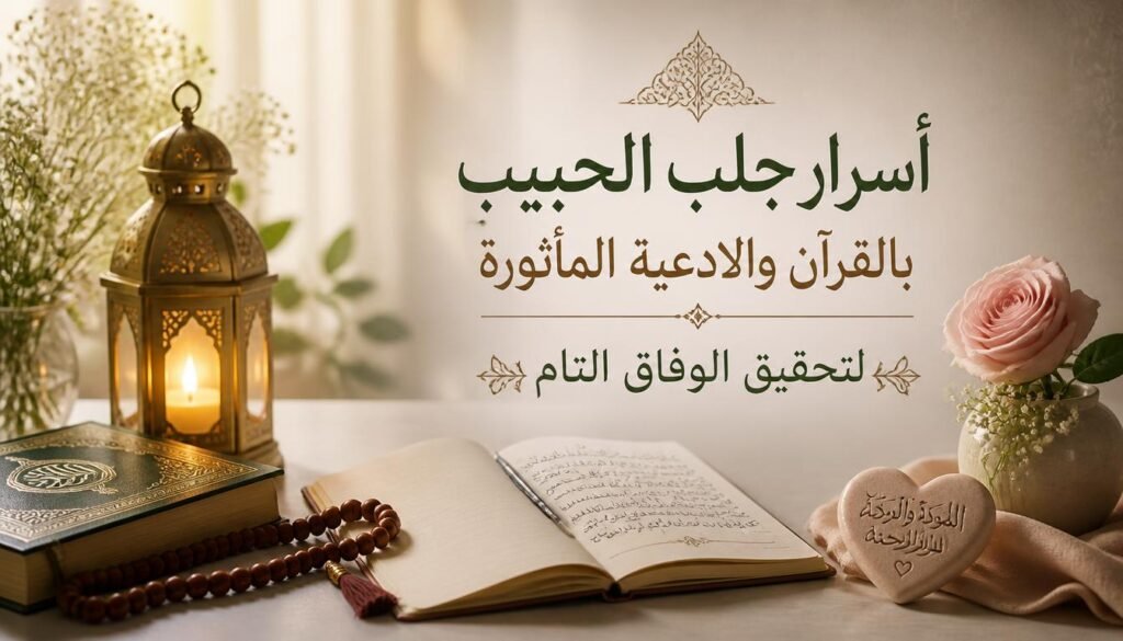 أسرار جلب الحبيب بالقرآن والادعية المأثورة لتحقيق الوفاق التام