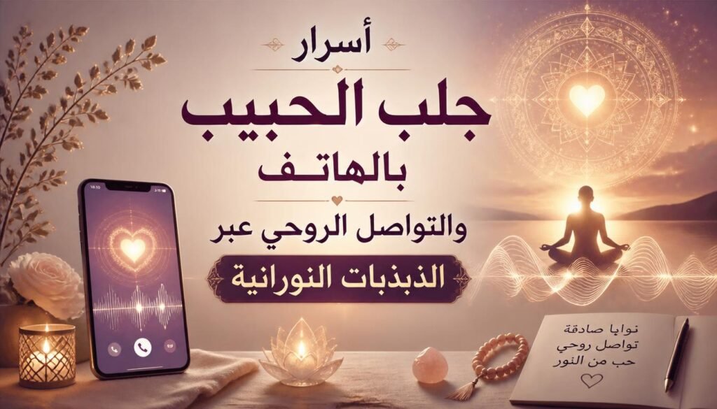 أسرار جلب الحبيب بالهاتف والتواصل الروحي عبر الذبذبات النورانية