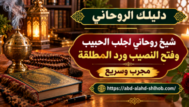 شيخ روحاني لجلب الحبيب وفتح النصيب ورد المطلقة مجرب وسريع